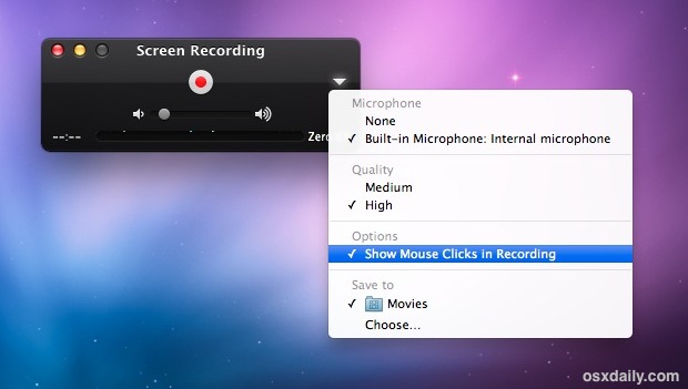 capture video for mac